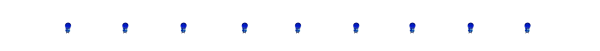 32 INCH- Bulbs 9 Blue